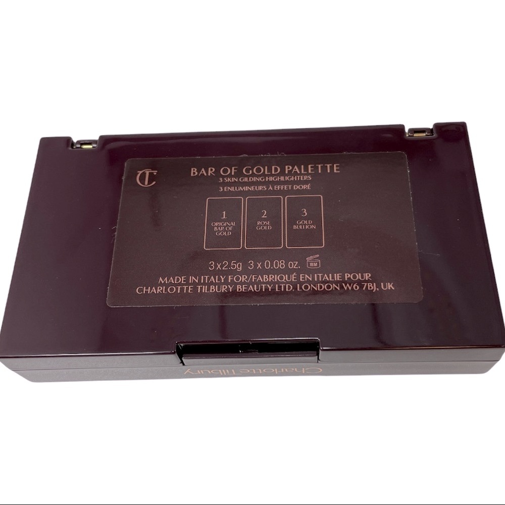 *SALE* NWT CHARLOTTE TILBURY BAR OF GOLD HIGHLIGHTER PALETTE - Picture 5 of 7